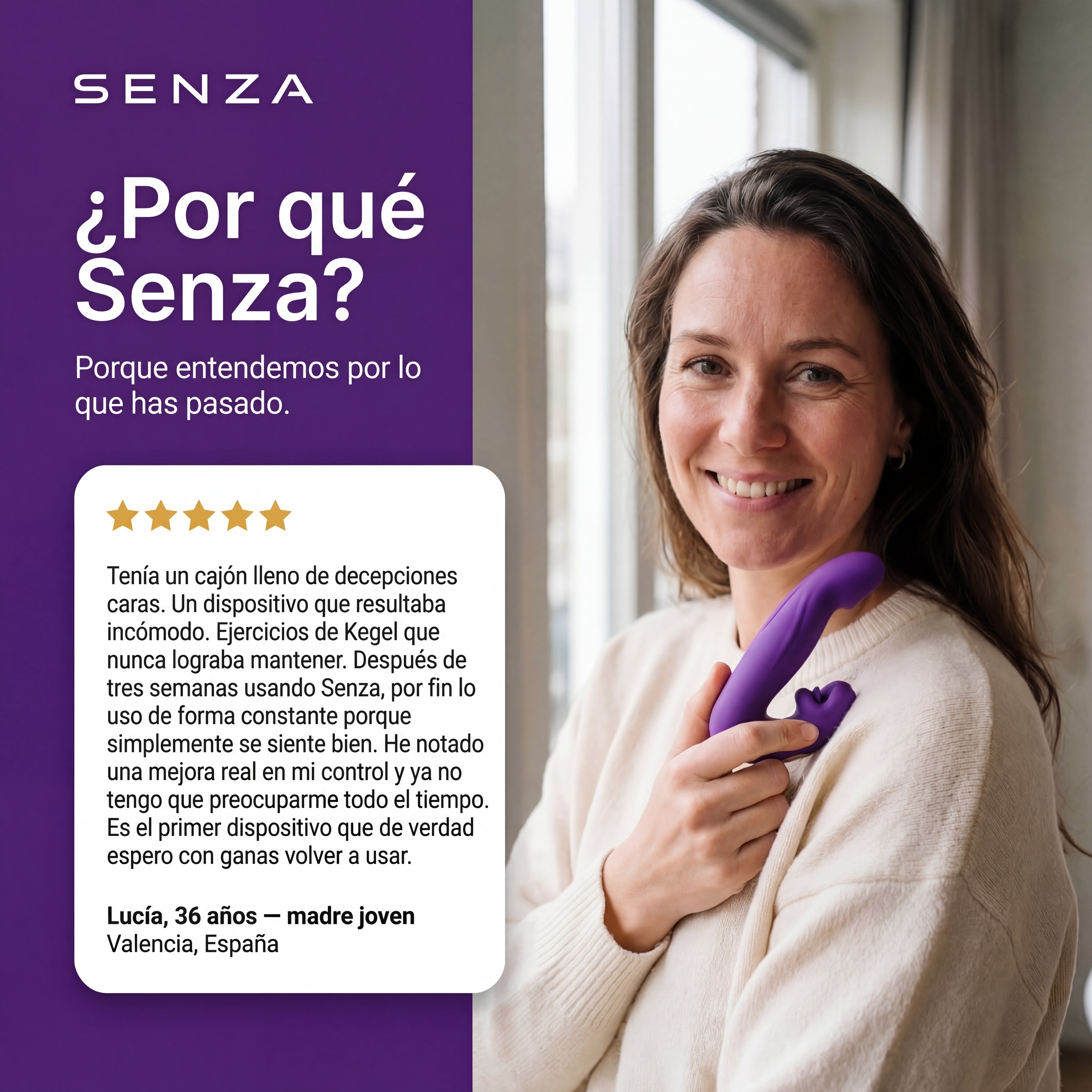 Activador del suelo pélvico Senza™ 4 en 1