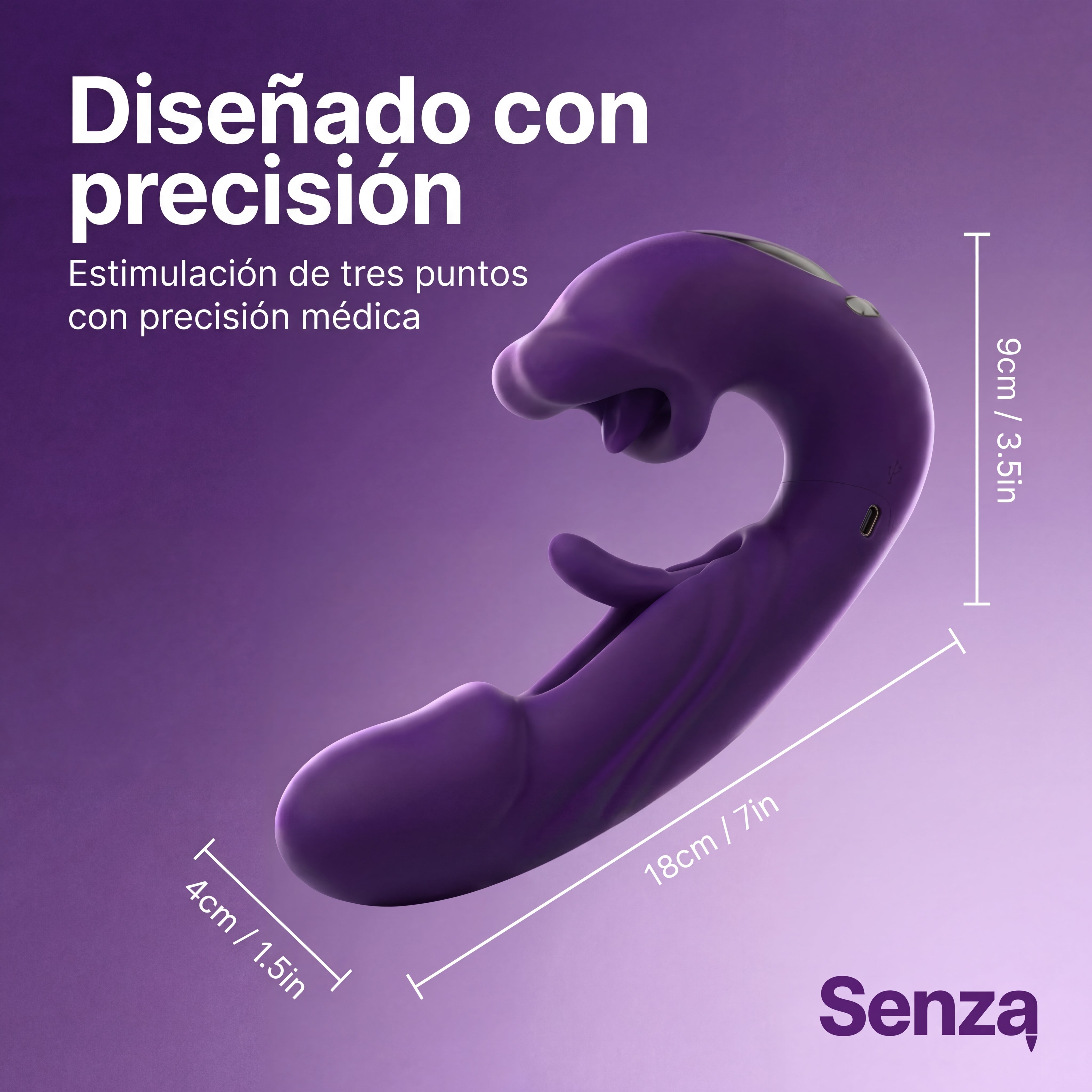 Activador del suelo pélvico Senza™ 4 en 1